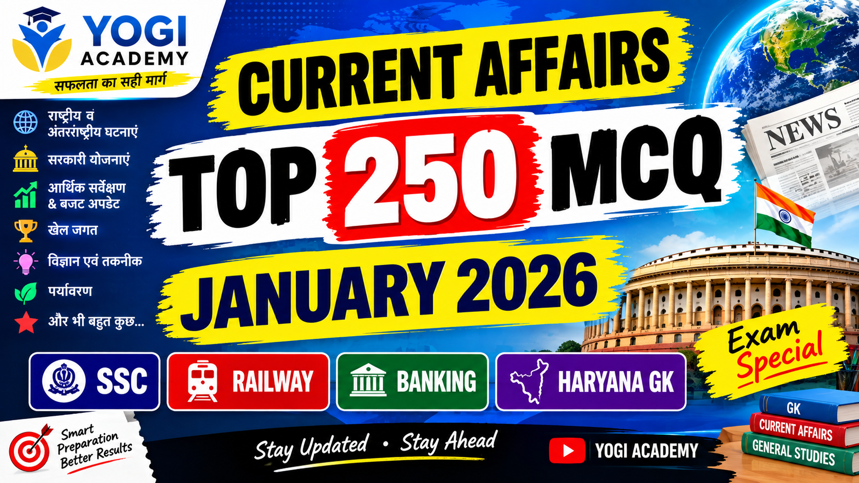 Current Affairs January Quiz 2026